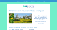 Desktop Screenshot of frauenforum-root.ch